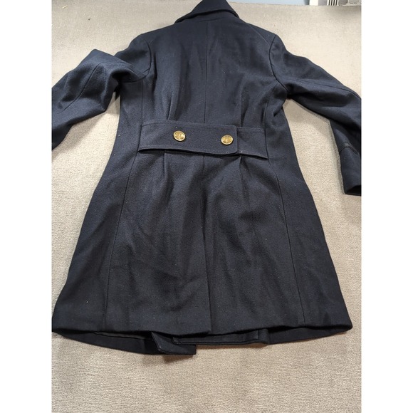 Coach Womens‎ 1941 Naval Officer Pea Coat Navy Blue Double Breasted Patch Size 0 - Picture 12 of 12